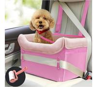 GKLGHDSW Siège auto en mousse à mémoire de forme pour chiens de petite/moyenne taille pesant jusqu'à 15,9 kg, pour Ford Expedition Max MK4 à partir de 2017, rehausseur lavable et amovible avec poches