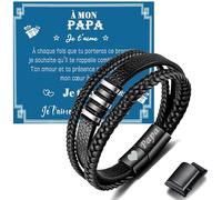 Gkmamrg Cadeau Fête des Pères - Gravure 'Je T'aime Papa' pour Papa de Noël