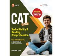 GKP CAT 2025 | Verbal Ability & Reading Comprehension | 5 Sectional Mock Tests & Solved Papers 2016-2024 with Free Online Support | Master VARC for CAT | By Gautam Puri