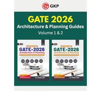 GKP GATE 2026 Architecture & Planning Guides- Volume I & II | Set of 2 Guides by Jinisha Jain for GATE, UPSC, PSU & M.Arch Exams