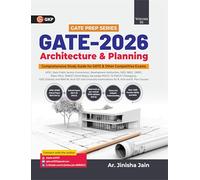 GKP GATE 2026 Architecture & Planning Vol 1 by Jinisha Jain | 2017-24 Solved Papers | 1500+ MCQs & NATs | Theory for PSU, ISRO, PhD & State Exams