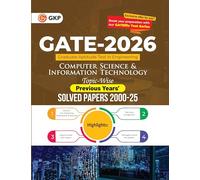 GKP GATE 2026 Computer Science and Information Technology | Topic Wise Solved Papers (2000-2025) | 26 Years’ PYQs| General Aptitude, Engineering Maths & Technical Section |With GATEflix Test Series