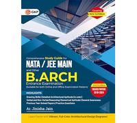 GKP NATA 2025 | JEE Main B.Arch Entrance Guide | Includes 2018-2024 Solved Papers| Drawing Skills, Aptitude & Architecture Mastery | By Ar. Jinisha Jain