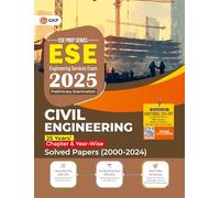 GKP UPSC ESE 2025 Civil Engineering Solved Papers | Chapter-wise Solved Papers (2000-2024) | Chapter-wise & Year-wise | Previous Year Questions with Solutions