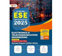 GKP UPSC ESE 2025 Electronics & Communication Engineering Solved Papers 2000-2024| Chapter-wise Solved Papers (2000-2024) | Chapter-wise & Year-wise | Previous Year Questions with Solutions