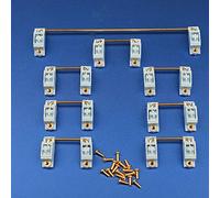 GKS Stabilisateurs PCB montés sur carte PCB à visser - Axe satellite 7u 6.25u 2u pour touches de modification de clavier mécanique (625u 104, bleu)