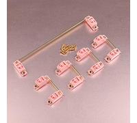 GKS Stabilisateurs PCB montés sur carte PCB à visser - Axe satellite 7u 6.25u 2u pour touches modificatrices de clavier mécanique (625u 60 87, rose)