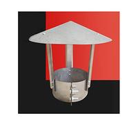 GKSNCJSMF Cheminée Ronde, cheminée Conique, Chapeau de cheminée, Chapeau de Protection pour Conduit de cheminée, diamètre 14 cm / 5,51 Pouces