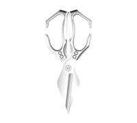 Gkumgwo Ciseaux de Cuisine | Ciseaux à Volaille Robustes à Manche Ergonomique,Accessoires de Cuisine en Acier Inoxydable pour Découper Os Volaille Poisson Légumes