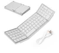 Gkumgwo Clavier Pliable, Clavier Pliable - Clavier sans Fil Pliable en Trois Langues,Clavier sans Fil multisystème et multilingue pour Ordinateur Portable et Smartphone