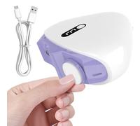 Gkumgwo Coupe-Ongles Automatique, Lime Polisseuse Rechargeable pour Ongles avec Lumière LED, Coupe et Polissage Automatiques, Pour Adultes Bébés Personnes Âgées et Soignants