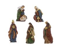 Gkumgwo Crèche De Noël | Ensemble De Collection pour Table De 5 Pièces | Scène De La Naissance De Jésus Décor Intérieur - pour Adultes Chrétiens Porche Table À Manger Cheminée Église
