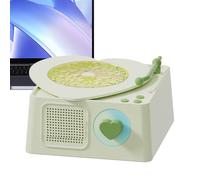 Gkumgwo Enceinte Portable, Enceinte Audio Stéréo, Forme Pick-up Équipement Audio avec Lumière RGB pour Salon Camping-Car Pique-Nique