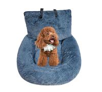 Gkumgwo Grand siège de voiture console pour chien, sac de transport et siège de voiture amovible pour animal domestique - Siège rehausseur doux lavable pour chien, siège de voiture et siège de voiture