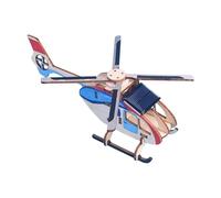 Gkumgwo Kit de modèle d'hélicoptère Solaire, modèle d'hélicoptère à Courant Solaire | Kits de modèle d'hélicoptère en Bois,Ensemble de Puzzle créatif, Jouet du Cerveau éducatif, activité Artisanale