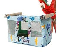 Gkumgwo Lit pour oiseau pour cage - Habitat respirant avec tapis frais, tente pour perruches, calopsittes, inséparables, cacatoès, pinsons, hamster, chinchilla