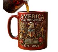 Gkumgwo Mug En Céramique Pour Café | Tasse En Céramique 325 ml,Avec Design Commémoratif 250e Drapeau Culturel et | Pour Femmes Adultes Thé Chaud Soupe