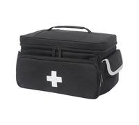 Gkumgwo Sac clinique d'infirmière, sac de travail infirmier, sac d'infirmière à domicile, sac d'infirmière vide, sac de rangement portable pour les visites à domicile, les stagiaires d'hôpital, Noir ,