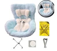 Gkumgwo Siège Auto Pour Bébé | Siège Auto,Chaise en Peluche de 17 cm pour Véhicule de Jeu pour Femmes Filles et Voyage Garderie et Boutique Collection Décor de Boutique