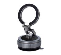 Gkumgwo Support Téléphone à Vide - Support De Voiture À Ventouse pour Mobile - Berceau Rotatif 360° Pliable et Accessoire Auto Portable Compatible Téléphones et GPS