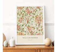 GKUVBF Abstrait William Morris Fleur Feuille Mur Art Toile Peinture Vintage Nordique Affiches Et Impression Mur Photo Chambre décor 30x40 cm sans Cadre