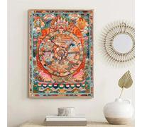 GKUVBF Affiche bouddhiste Bodhisattva Bouddha Impression sur toile Affiches Bouddhiste Art Mural Décoration Peinture Pour La Maison Chambre Décor 30x45cm Sans Cadre