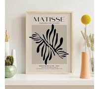 GKUVBF Affiche imprimée Henri Matisse, peinture sur toile, affiche de musée, galerie vintage, art mural, salon, chambre à coucher, décoration murale (30 x 40 cm, sans cadre)