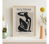 GKUVBF Affiche imprimée Henri Matisse, peinture sur toile, affiche de musée, galerie vintage, art mural, salon, chambre à coucher, décoration murale (70 x 100 cm, sans cadre)