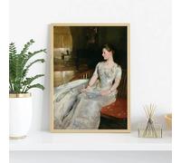GKUVBF Affiche rétro Lady Helen Vincent John Singer Sargent Beauty Woman, affiche d'art rose, peinture sur toile, décoration d'intérieur, 50 x 70 cm, sans cadre