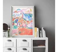 GKUVBF Affiches de paysages abstraits et colorés, impressions sur toile de l'exposition Henri Matisse, pour décoration de salon et de maison (30 x 45 cm, sans cadre)