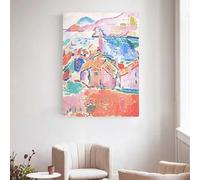 GKUVBF Affiches de paysages abstraits et colorés, impressions sur toile de l'exposition Henri Matisse, pour décoration de salon et de maison (30 x 40 cm, sans cadre)