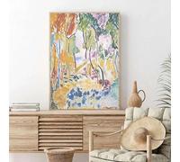 GKUVBF Affiches de paysages abstraits et colorés, impressions sur toile de l'exposition Henri Matisse, pour décoration de salon et de maison (50 x 70 cm, sans cadre)