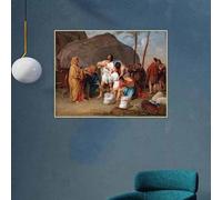 GKUVBF Alexander Ivanov « Le Voyageur des montagnes » Tableau sur toile, affiche imprimée pour la décoration murale d'un salon moderne (60x80cm/sans cadre)