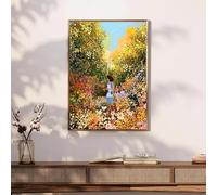 GKUVBF Impression sur toile d'art représentant la nature en automne et en hiver - Affiche illustrée exquise - Impression d'art extrême - Décoration murale (30x45cm/sans cadre)