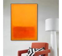 GKUVBF Impression sur toile HD, art mural abstrait et minimaliste, célèbre œuvre de Mark Rothko, décoration pour la maison, le salon ou la chambre à coucher (30 x 40 cm, sans cadre)