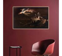 GKUVBF John Martin « Calvaire » Impression sur toile, affiche, décoration murale, toile de fond, décoration de salon (30 x 45 cm, sans cadre)