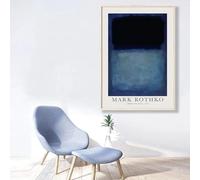 GKUVBF Peintures sur toile abstraites Mark Rothko imprimé graffiti minimalisme affiches et impressions d'art mural pour salon 80 x 120 cm sans cadre