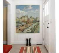 GKUVBF Tableau sur toile de Camille Pissarro « Le Pont Neuf » (30 x 40 cm, sans cadre) - Décoration murale moderne pour salon ou maison