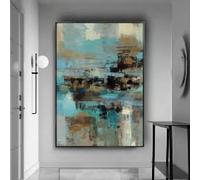 GKUVBF Œuvres d'art abstraites, impressions sur toile, art mural, affiche, décoration moderne pour salon et maison (80x120cm/sans cadre)