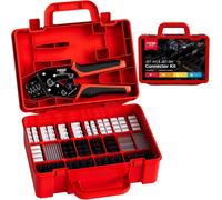 GKWL-Pince À Sertir Jst Connector Kit,Outil De Sertissage 0.05-0.5Mm²/Awg30-20,Avec 20 Types Connecteurs Jst Xh &Jst Sm,Pince Electricien,Presse Pinces Outils,Pour Jst,Dupont,Molex,Vh3,96Mm