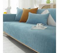 GKXLH Antidérapant Housse de Canapé 2 3 4 Place Chenille Bleu Clair, 70x90