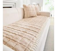 GKXLH Housse de canapé épaisse - Nouvelle Polaire Douce au Lait Housse canape 2, 3, 4 Places, Universelle Housse canapé, antidérapante Housse canapé 3 Places pour Protecteur de canapé - 70x150cm