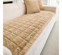 GKXLH Housse de canapé épaisse - Nouvelles Housse canape en Velours Imitation Vison Doux pour canapés 2, 3, 4 Place, Universelle antidérapante Housse canapé 3 Places pour Protecteur de canapé 70x180