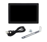 GKYQVE 1 écran secondaire USB en aluminium 5/7" pour boîtier PC avec luminosité réglable et compatibilité multi-systèmes USB moniteur