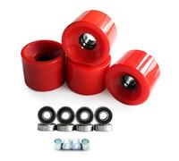 GKYQVE 4 pièces 78A Roller Skating Skateboards Roue Longboards Cruiser avec Roulements pour Roulettes de Route