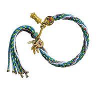 GKYQVE Accessoire tissé en coton robuste de style tibétain pour femme qui cherche chance et protection dans des bijoux d'anniversaire tendance en plusieurs couleurs, taille unique, Comme décrit