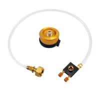GKYQVE Adaptateur de tube de poêle à propanes pour réservoir de propanes, adaptateur de réservoir de propanes, convertissez