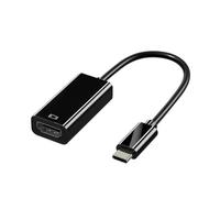 GKYQVE Adaptateur USB C vers HDMI convivial Sortie vidéo 4K pour appareils de type C Profitez d'un film avec la famille et les amis Adaptateur flexible vers HDMI