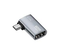 GKYQVE Adaptateur USB compact mâle vers USB femelle OTG pour améliorer l'efficacité de connexion du clavier en alliage d'aluminium