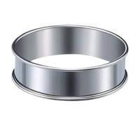 GKYQVE Anneaux de cuisson polyvalents faciles à démouler en acier inoxydable pour muffins et tartelettes